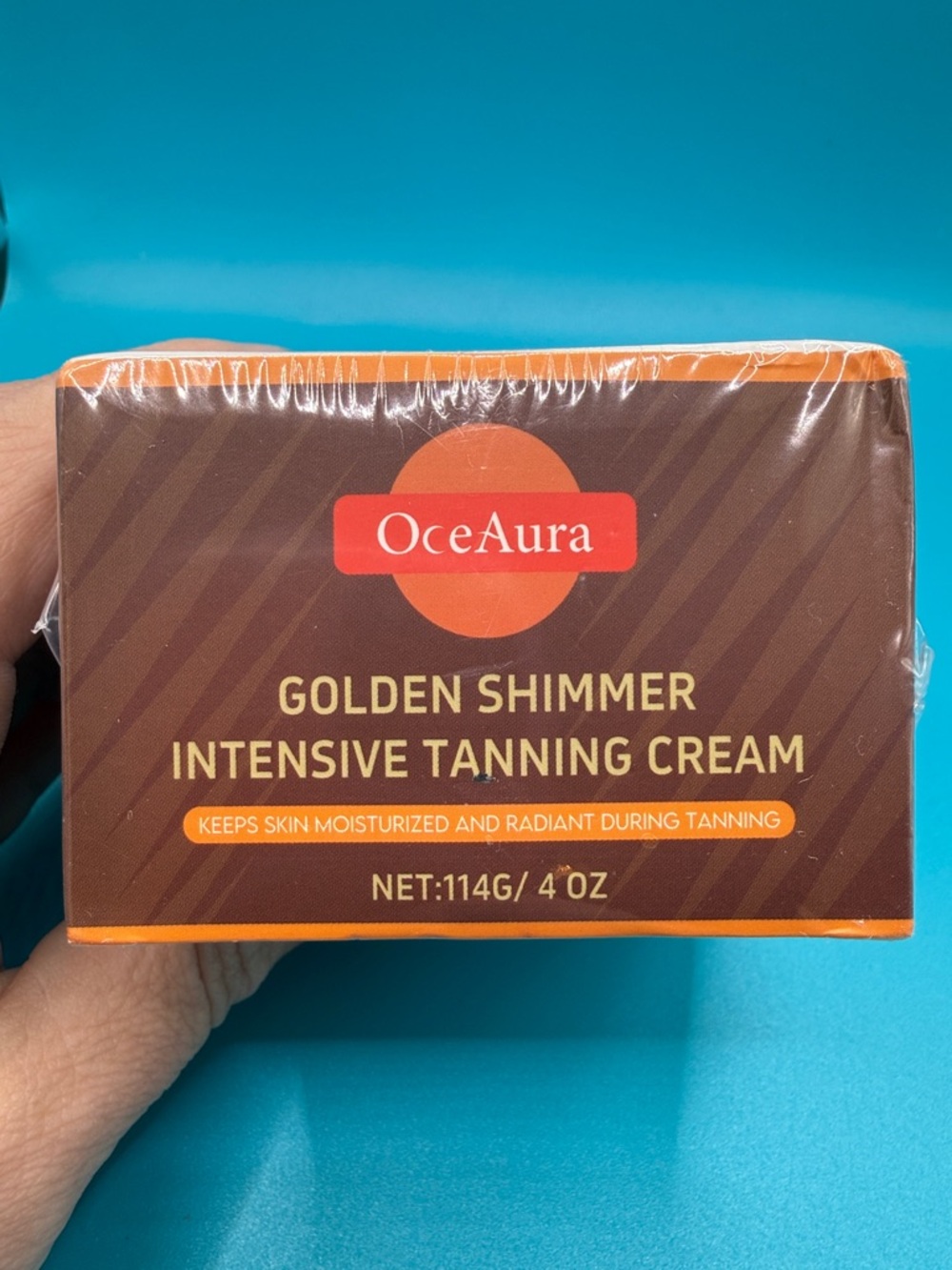 Golden Shimmer Intensive Tanning Cream - Brown/Gold